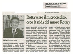 Il Gazzettino, 27/01/2014